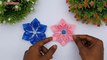 DIY Christmas Decoration Ornaments | Foamiran Christmas Easy Snowflakes | Snowflake Making Tutorial