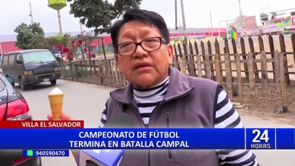 VES: exigen control en eventos deportivos luego que campeonato de fútbol acabara en batalla campal