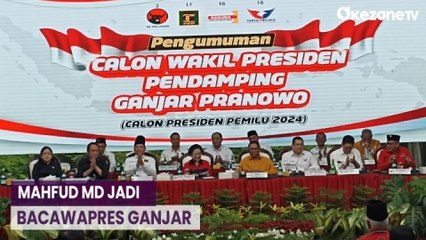 Video herunterladen: Tok! Mahfud MD Resmi Calon Wakil Presiden Mendampingi Ganjar Pranowo