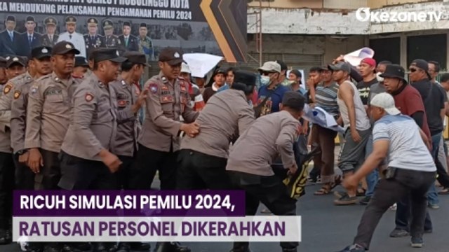 Unjuk Rasa Pengamanan Pemilu Ricuh, Ratusan Polisi Dikerahkan di Probolinggo