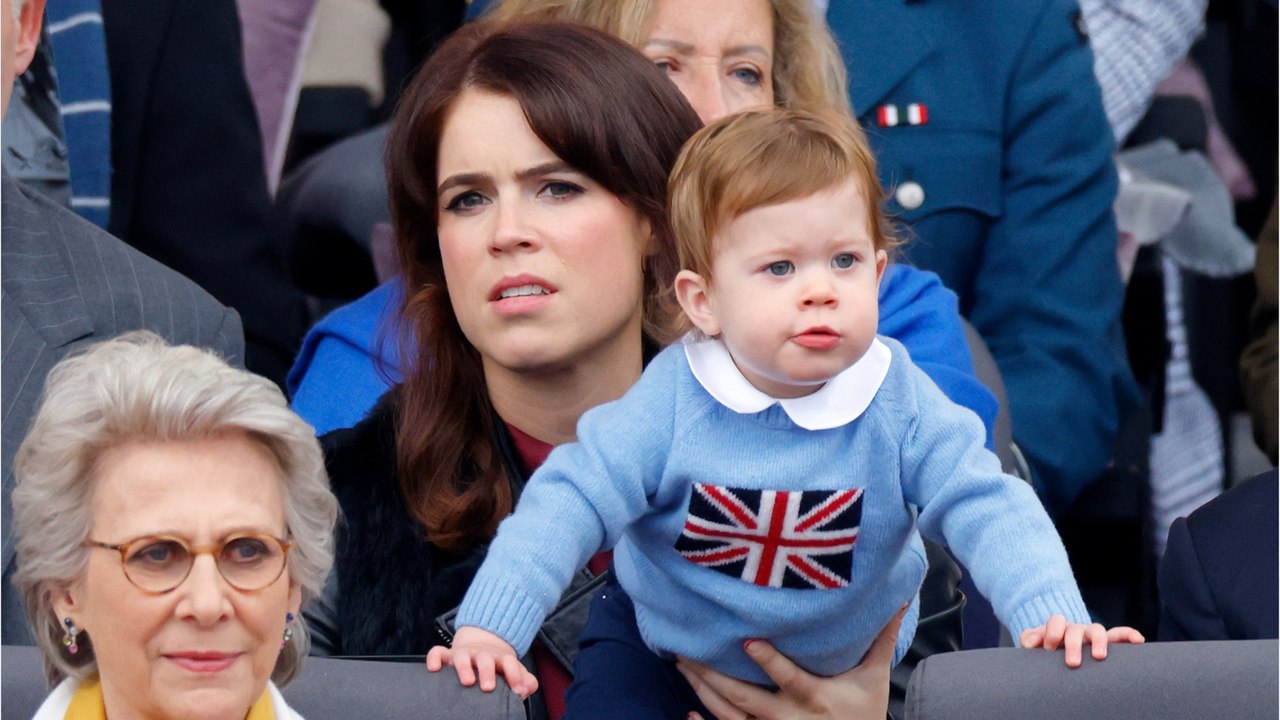 Princess Eugenie usually hides her children's faces in photos, but made an exception for this occasion