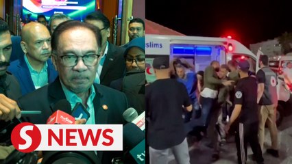 Stop this 'madness': Anwar calls for ceasefire after Israeli airstrike hits hospital