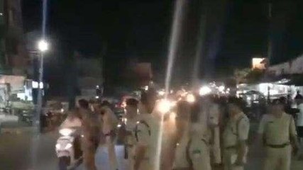 सागर: चुनाव को लेकर अलर्ट मोड में पुलिस,निकाला फ्लैग मार्च