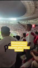 Hinchas reaccionan por el doblete de Messi contra Perú en el Nacional: "Fuera Reynoso"