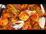 ASMR MUKBANG| Braised Spicy Seafood(King Tiger Shrimp, Octopus, Squid, Scallops, Abalone, Mushroom).