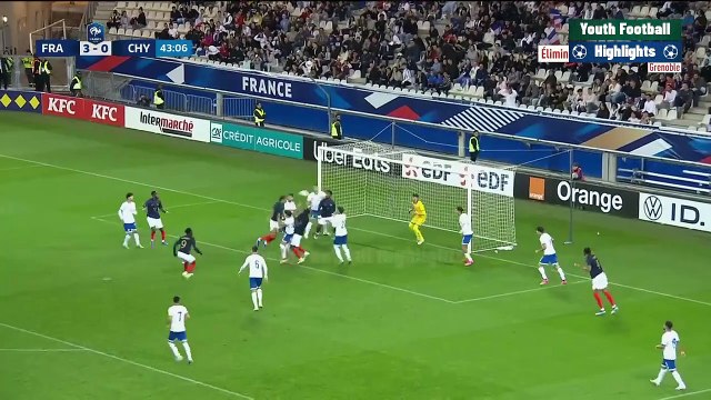 France vs Cyprus 9-0 All Goals & Highlights U21 Euro Qualification 17-10-2023 Big Win From France Espoirs