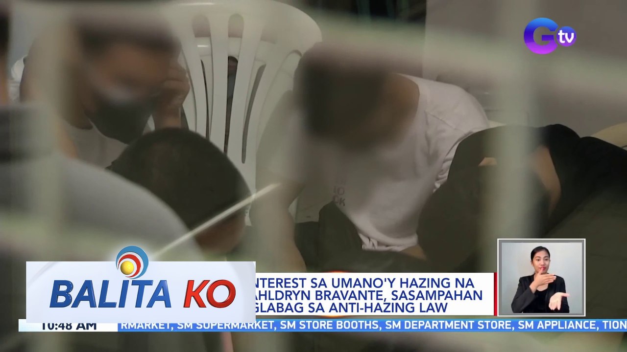 4 persons of interest sa umano'y hazing na ikinamatay ni Ahldryn Bravante, sasampahan ng kasong paglabag sa Anti-Hazing Law | BK