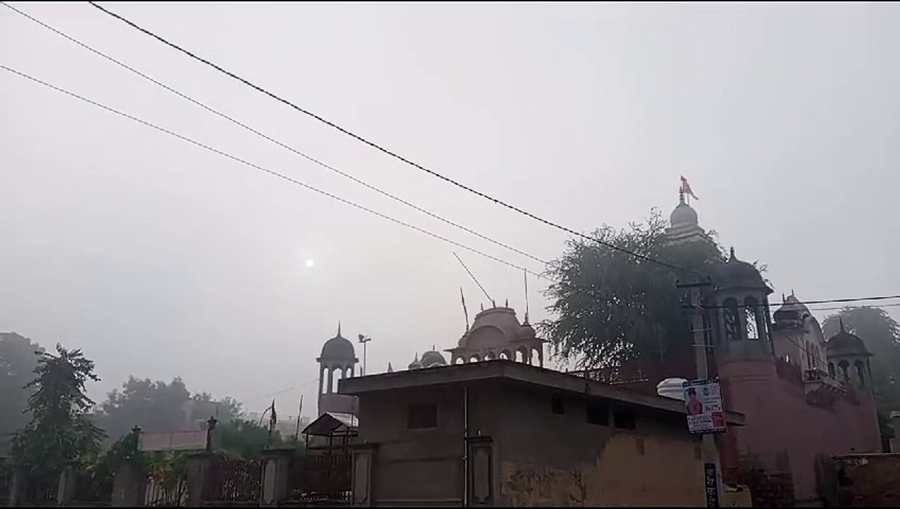 राजस्थान में यहां छाया घना कोहरा, 100 मीटर पर भी दिखना बंद