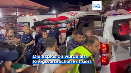 Wer steckt hinter "Massaker" im Krankenhaus von Gaza? Gegenseitige Schuldzuweisungen