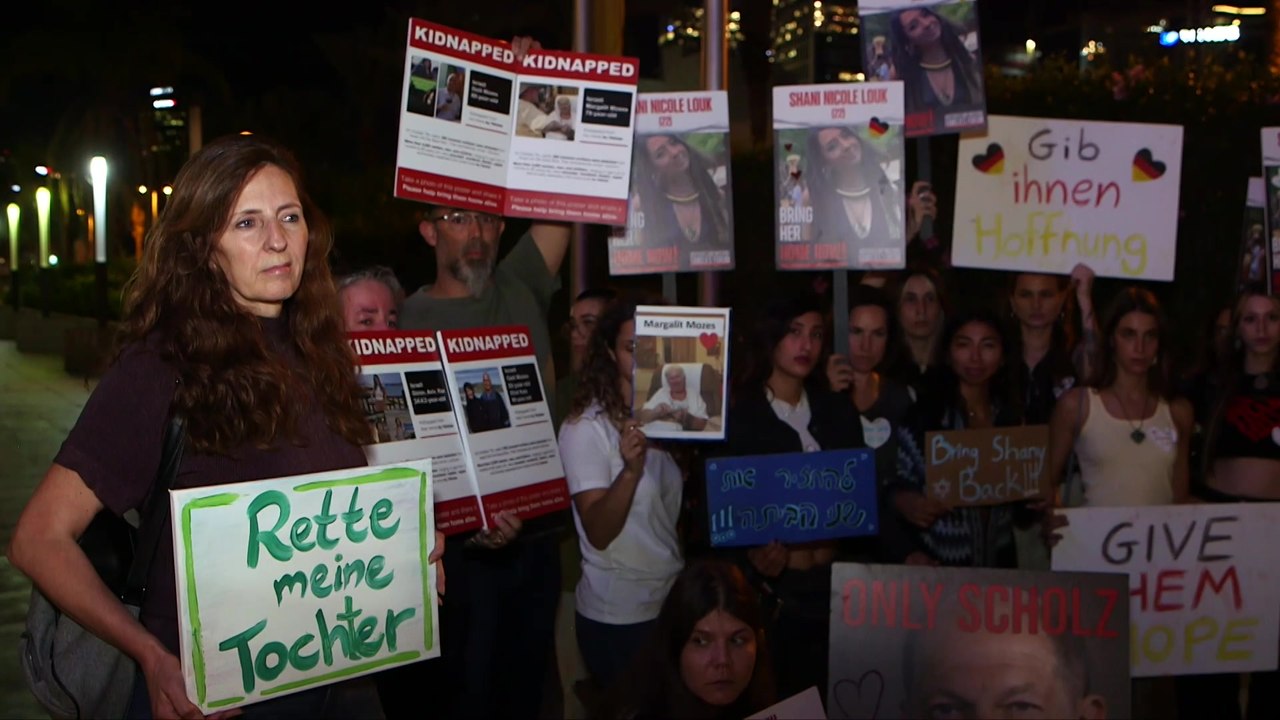 Mutter von Hamas-Geisel Shani Louk: 'Wir hoffen, Scholz kann sie befreien'