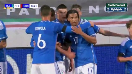 Italy vs Norway 2-0  Euro Qualification Highlights U21  17-10-2023