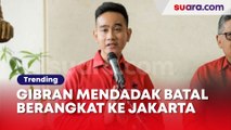 PDIP Umumkan Cawapres Hari Ini, Gibran Mendadak Batal Berangkat ke Jakarta