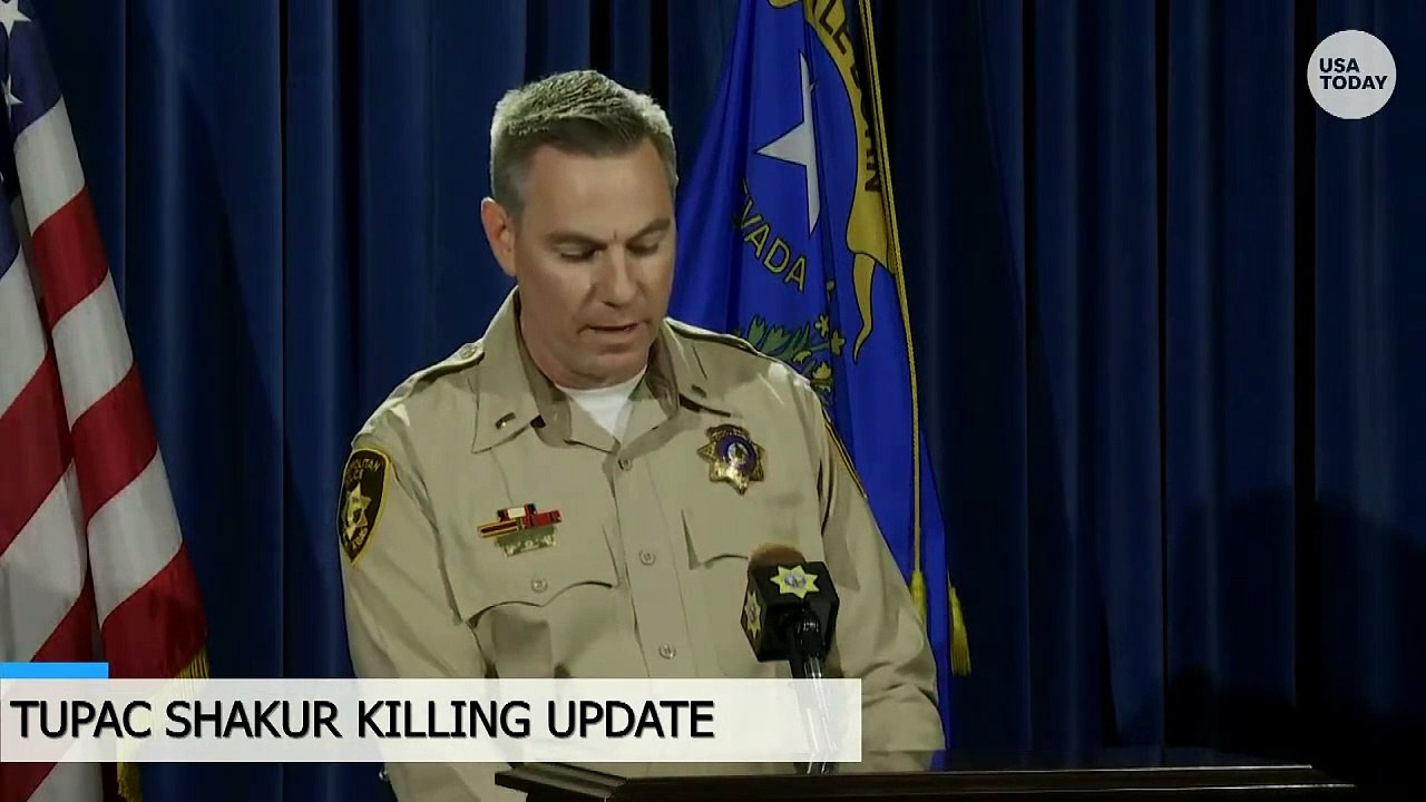 Police update on arrest made in 1996 killing of rapper Tupac Shakur