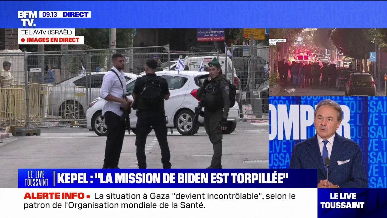 Pour Gilles Kepel, le bombardement de l'hôpital à Gaza "bouleverse la donne et rebat les cartes"