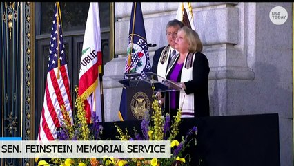 Memorial held for Senator Dianne Feinstein