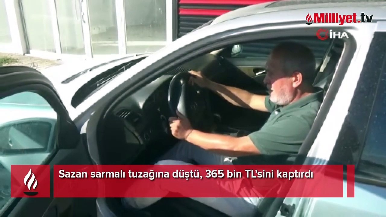 Sazan sarmalı tuzağına düştü, 365 bin TL’sini kaptırdı