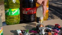 Experiments Devil's Toothpaste MIX -- Giant Cola, Big Fanta, Pepsi and Mentos