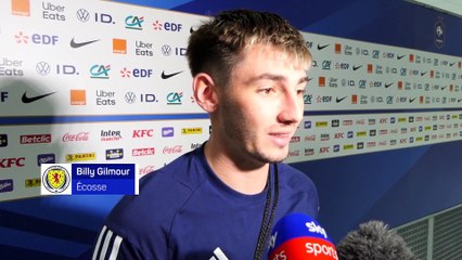 Gilmour après son premier but en sélection : "Un grand moment pour moi"