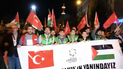 Eskişehir'de İsrail Karşıtı Protesto
