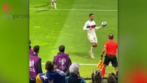 Ronaldo'nun hayranı maçın durmasına neden oldu