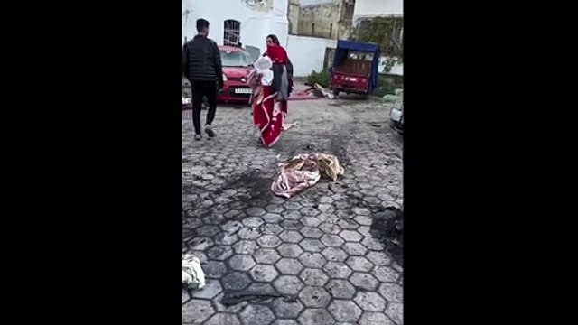 İsrail'in saldırısında 500 kişinin yaşamını yitirdiği Gazze'deki El-Ehli Baptist Hastanesinde meydana gelen dehşetin büyüklüğü gün doğunca ortaya çıktı