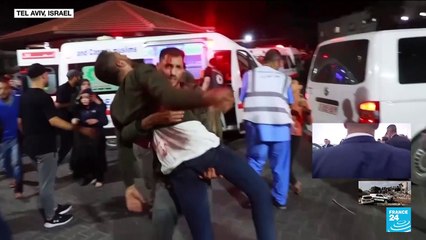 Hamas urges international community to stop Gaza 'massacre' after strike hits hospital