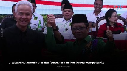 Mahfud MD Resmi Jadi Cawapres Ganjar Pranowo, Megawati Ungkap Alasannya