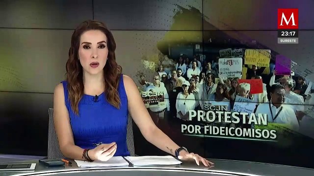 Los trabajadores del poder judicial se manifiestan por la desaparición de fideicomisos