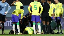 Neymar is carted off the pitch in TEARS after serious-looking knee injury