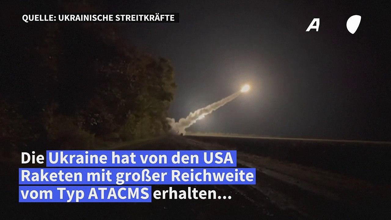 Ukraine hat ATACMS-Raketen der USA gegen Russland eingesetzt
