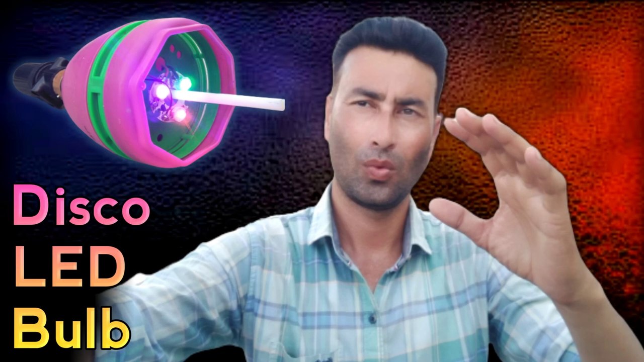 Disco LED Bulb रिपेयर | LED full colour rotating lamp | disco bulb motor not working