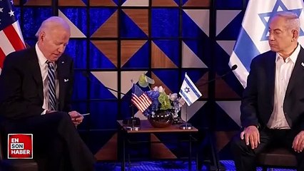 ABD Başkanı Biden İsrail'de: Saldırıyı diğer taraf yapmış gibi görünüyor