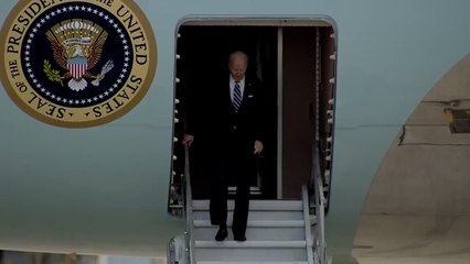 Joe Biden aterriza en Israel tras el bombardeo en un hospital de Gaza