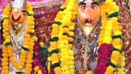 मंदसौर: शहर के प्रसिद्ध मंदिर नालछा माता में लगी भक्तों की भीड़, नवरात्रि का चौथा दिन