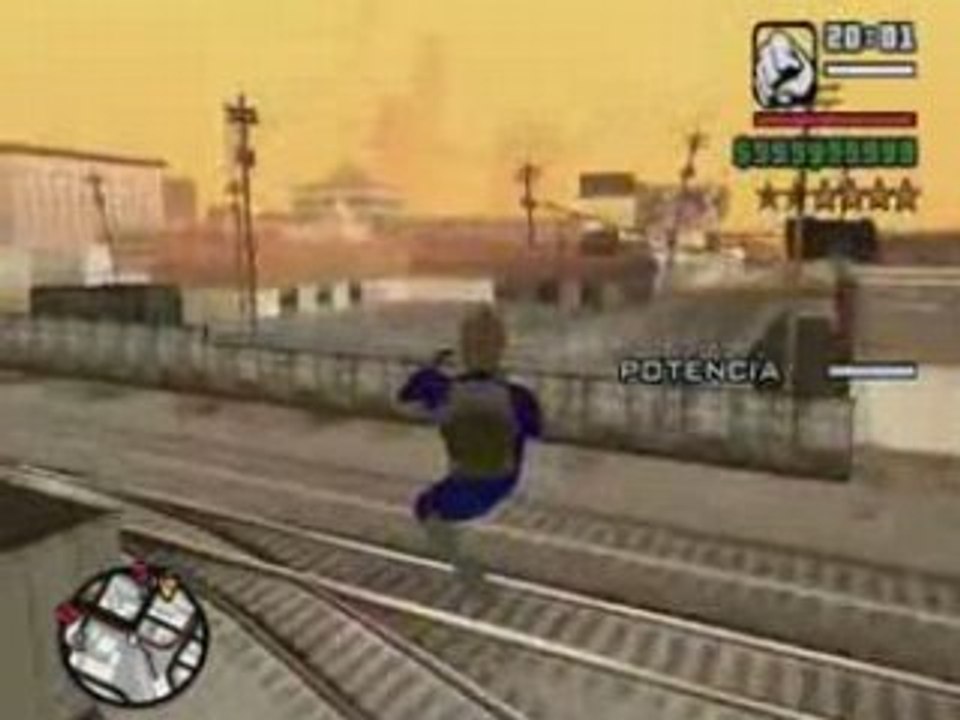 Gta San Andreas Vegeta vs Homer Simpson et Super Mario