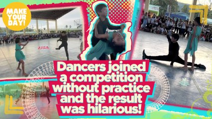 Dancers joined a competition without practice and the result was hilarious! | Make Your Day