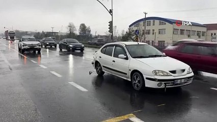 Sakarya'da yağışlı hava kazaya sebep oldu