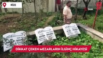 Vefat eden 3 eşi ile yan yana gömüldü, hayatta olan eşi de mezarlıktaki yerini ayırttı