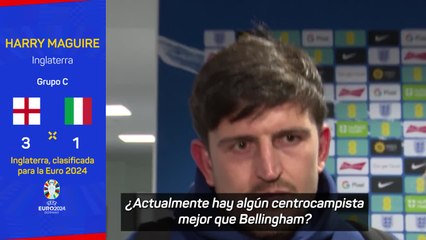 Maguire se rinde a Bellingham: "Llegará hasta donde él quiera"