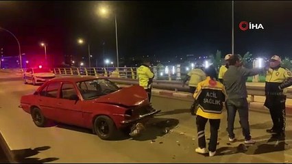 Karaman’da otomobil ile motosiklet çarpıştı: 2 yaralı