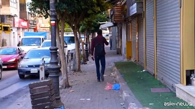 Sciopero generale a Ramallah in sostegno dei palestinesi di Gaza