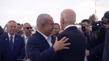 Biden se encuentra con Netanyahu en el aeropuerto de Tel Aviv