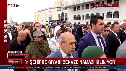 81 Şehirde gıyabi cenaze namazı kılınıyor