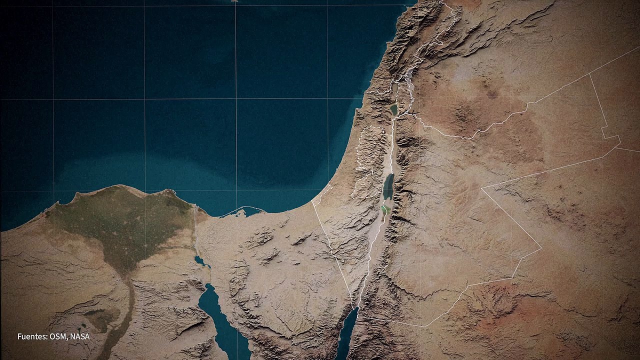 Mapa animado de Oriente Próximo