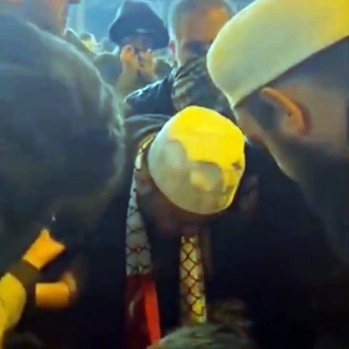 İsrail protestosunda Halil Konakçı da gaz yedi