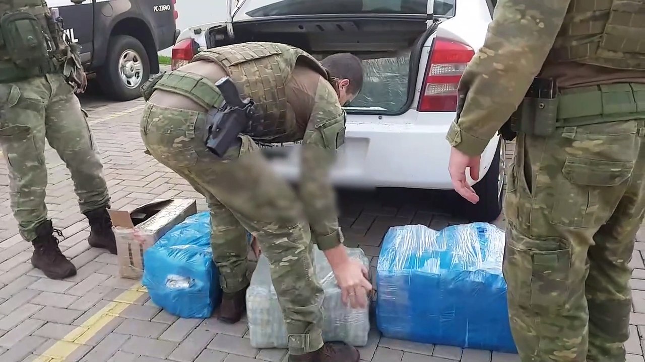 BPFron apreende veículos carregados de produtos eletrônicos avaliados em cerca de R$ 400 mil