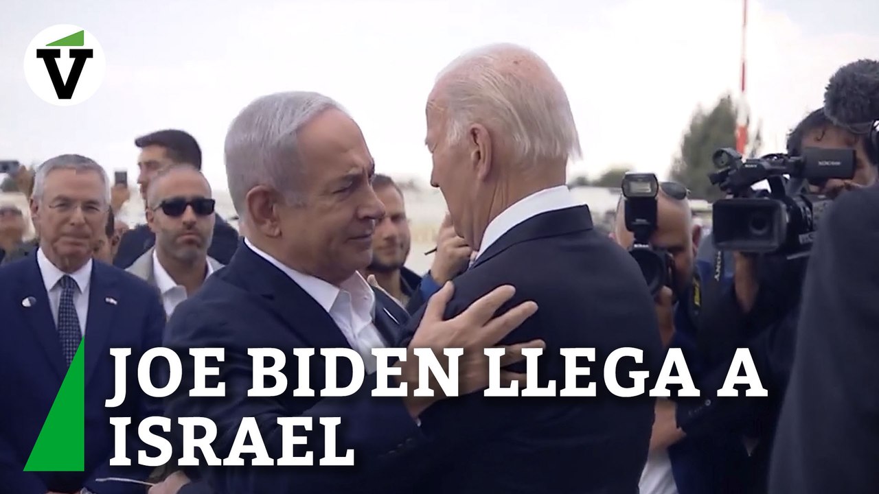 Joe Biden llega a Israel para reunirse con Netanyahu