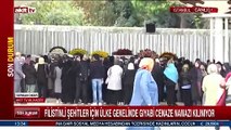Filistinli şehitler için İstanbul'da gıyabi cenaze namazı kılınıyor