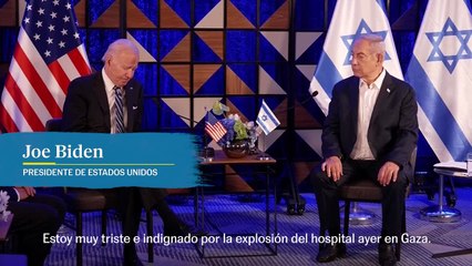 Biden a Netanyahu: "Parece que lo hicieron los otros"