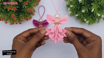 How To Make Easy Christmas Angel For Tree Decor | Hanging Christmas Angel | DIY Christmas Ornaments